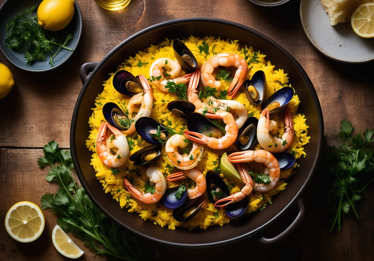 Paella with Seafood