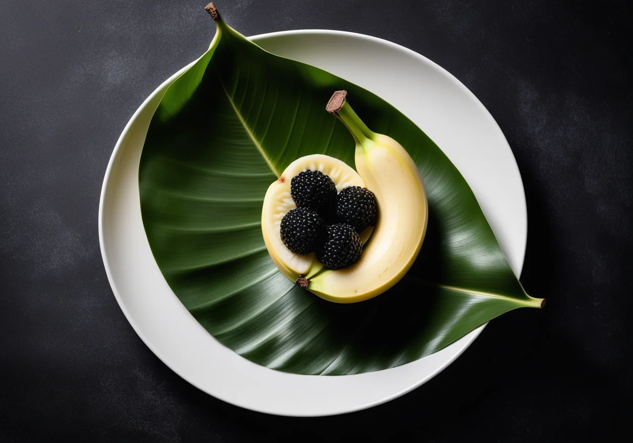 Decoratively Plated Caviar