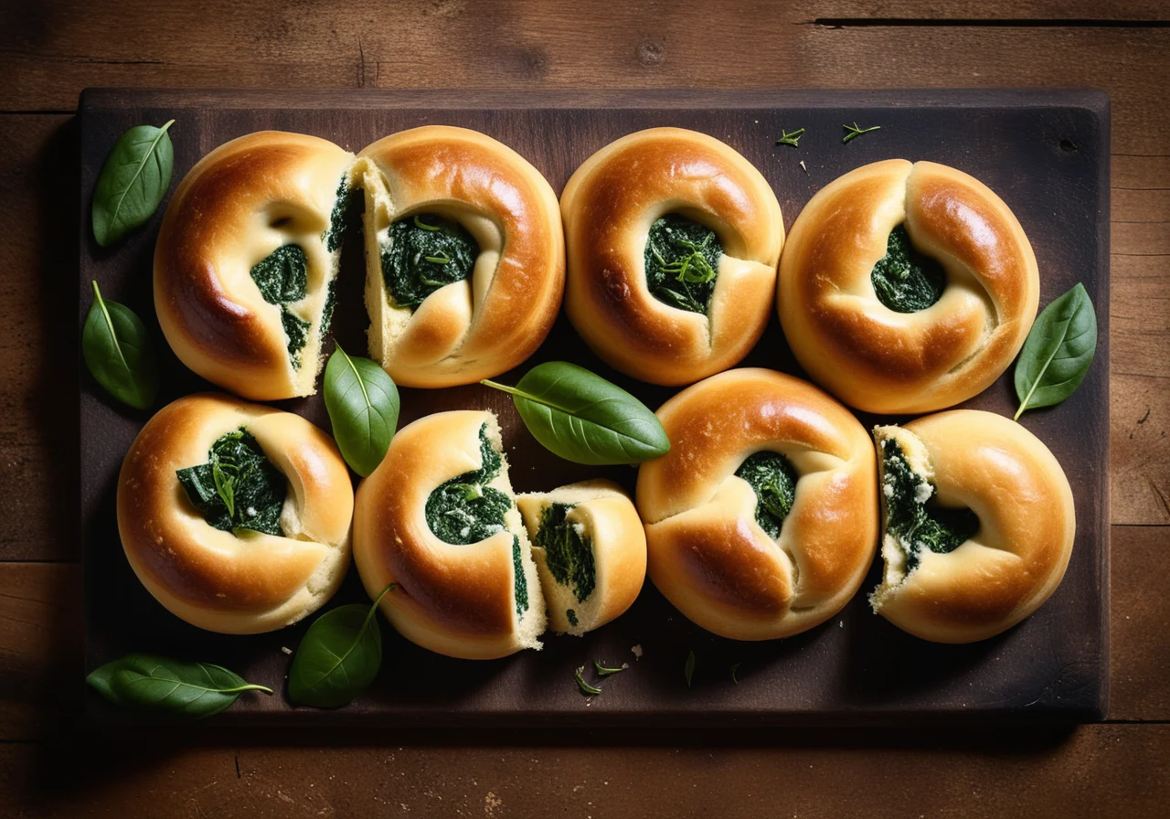 Cheese-filled Dough Rolls