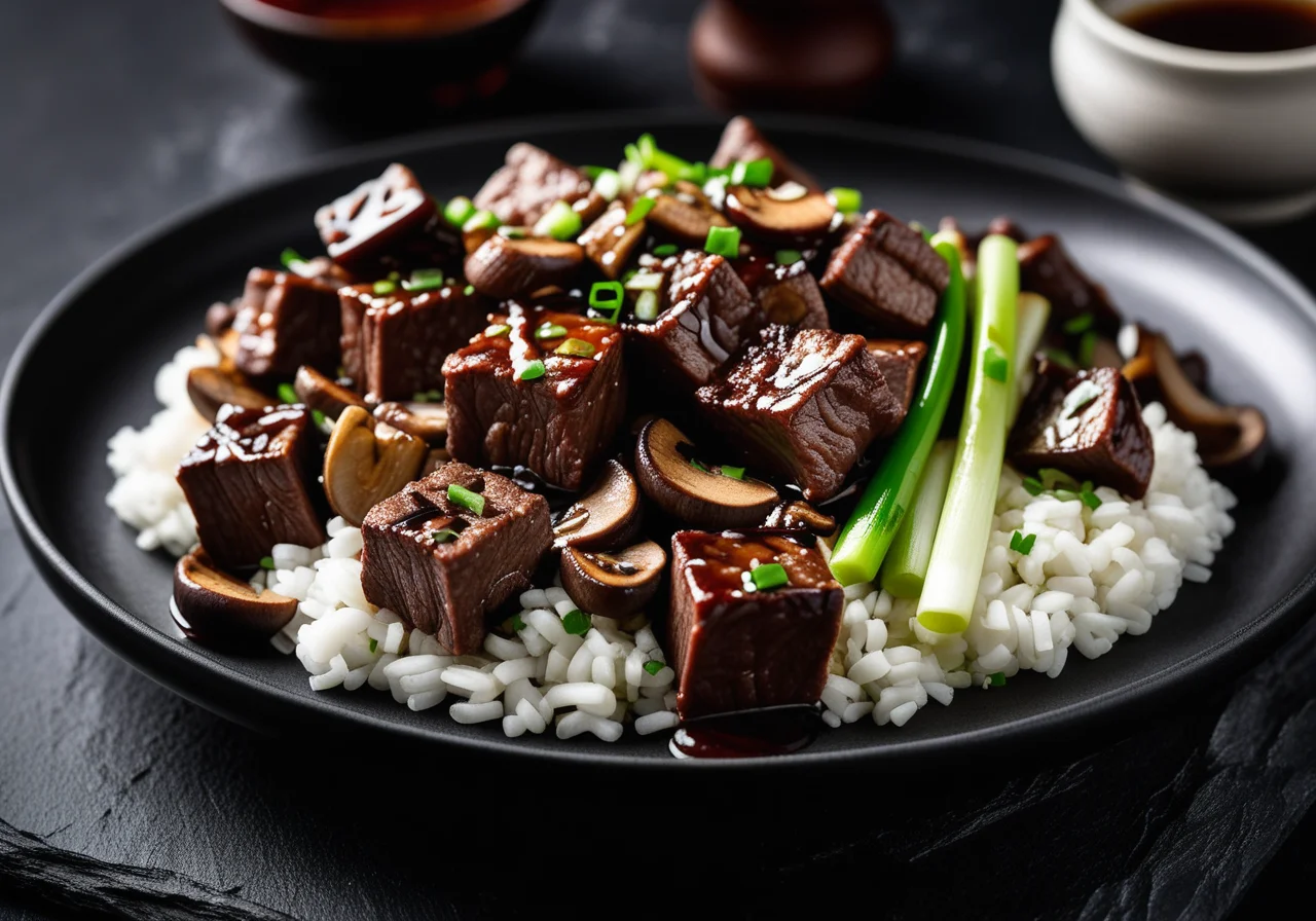Teriyaki Beef with Mushrooms