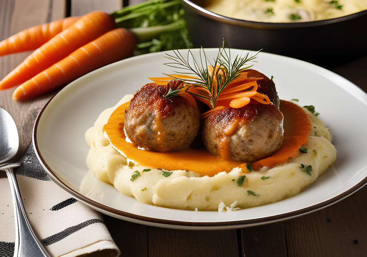 Vegetable Meatball Gratin