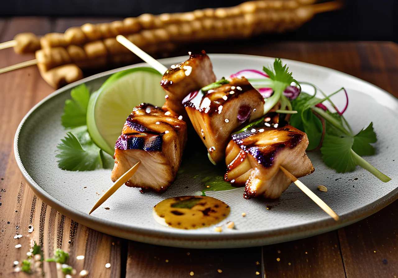 Sesame Chicken Skewers
