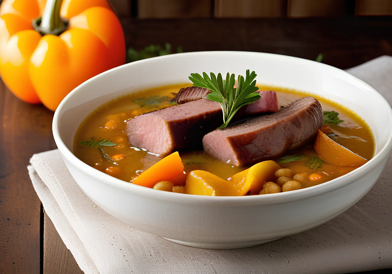 Lentil Stew with Bell Peppers