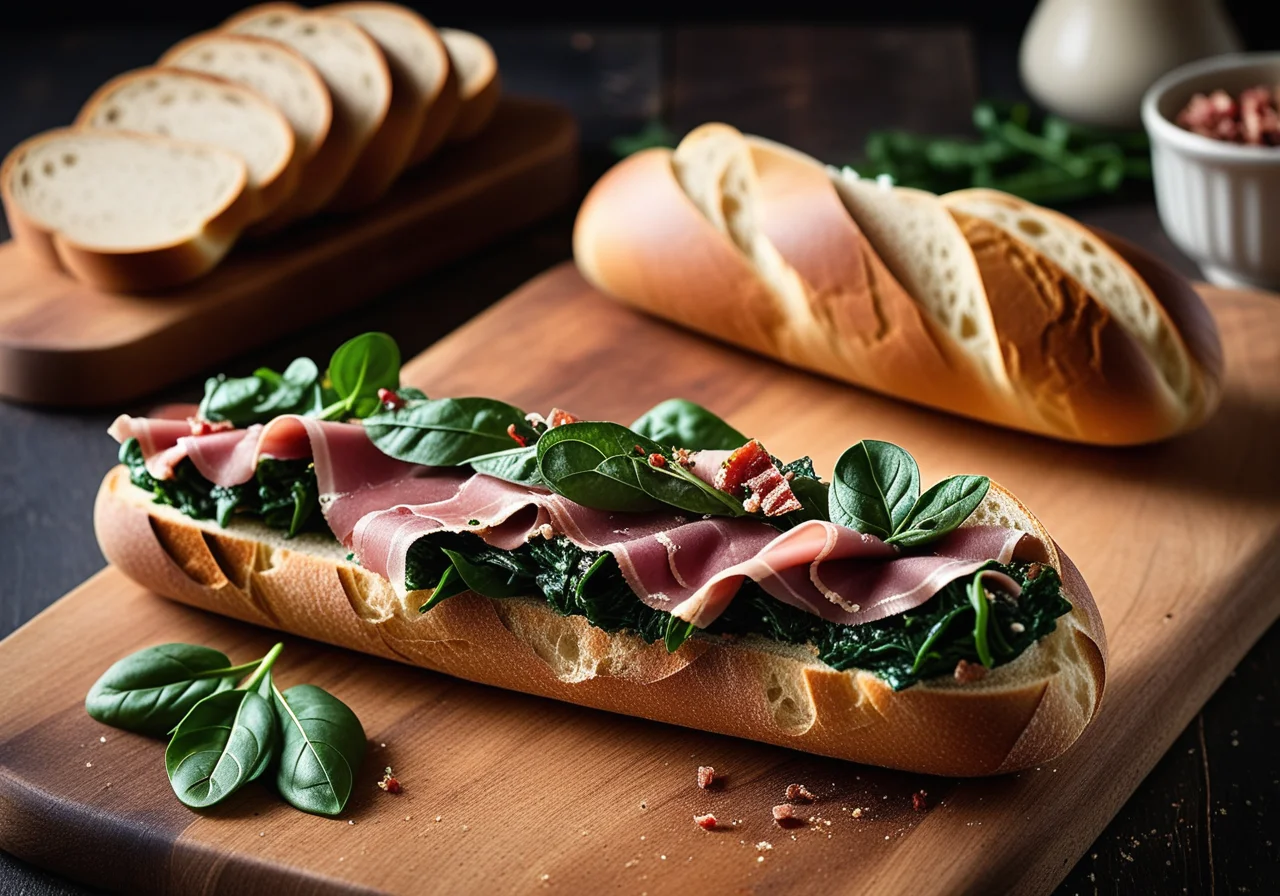 Baguette with Ham