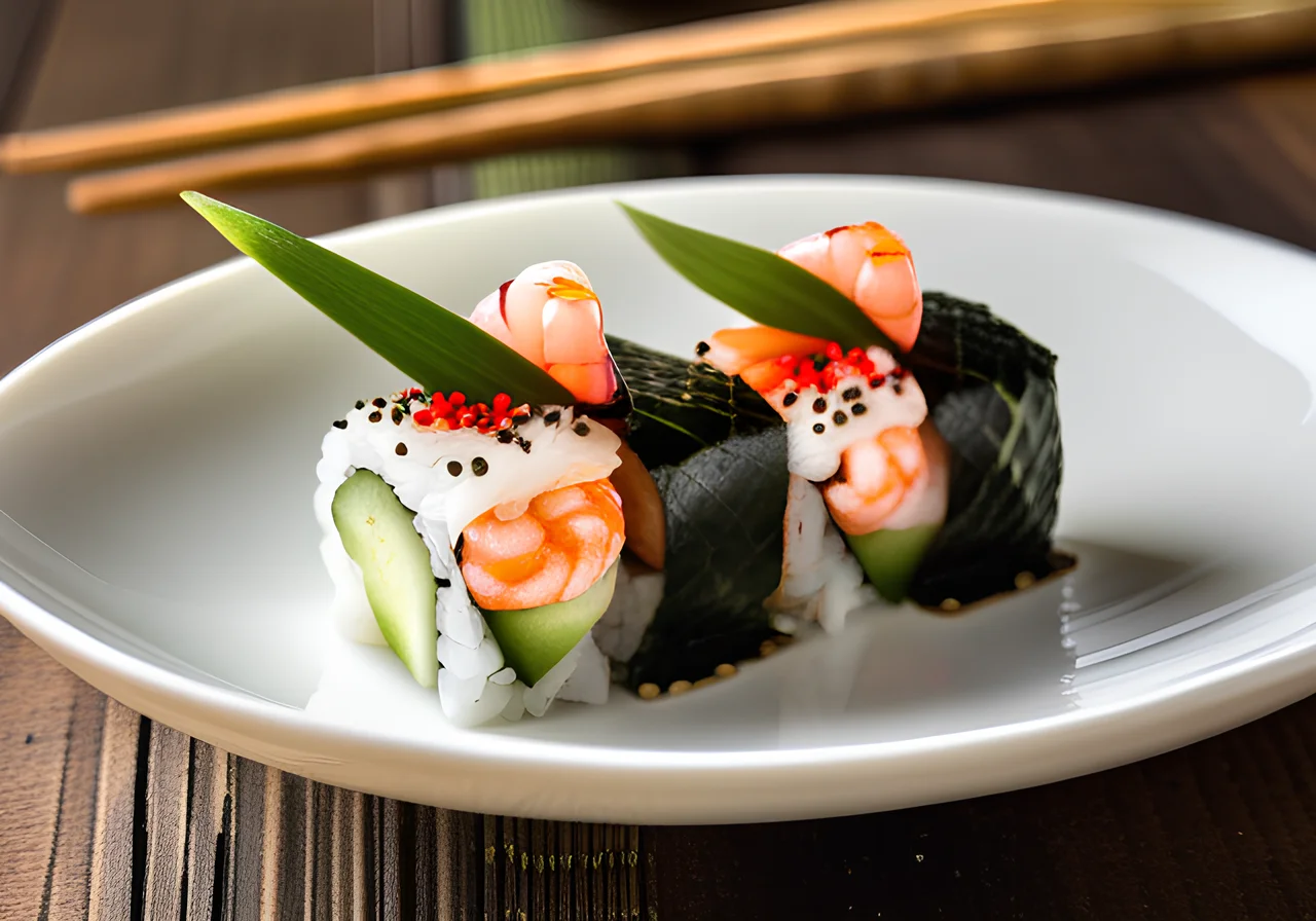 California Maki with Shrimp and Avocado