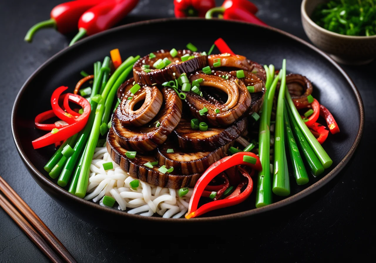 All with Spring Onions in the Wok