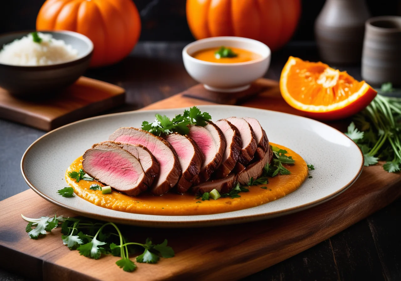 Curry Pumpkin with Duck Breast