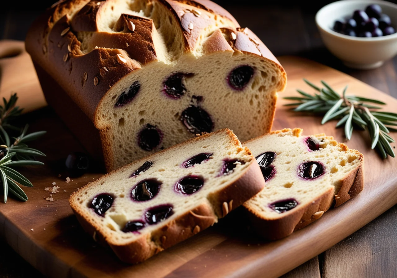 White Bread with Olives