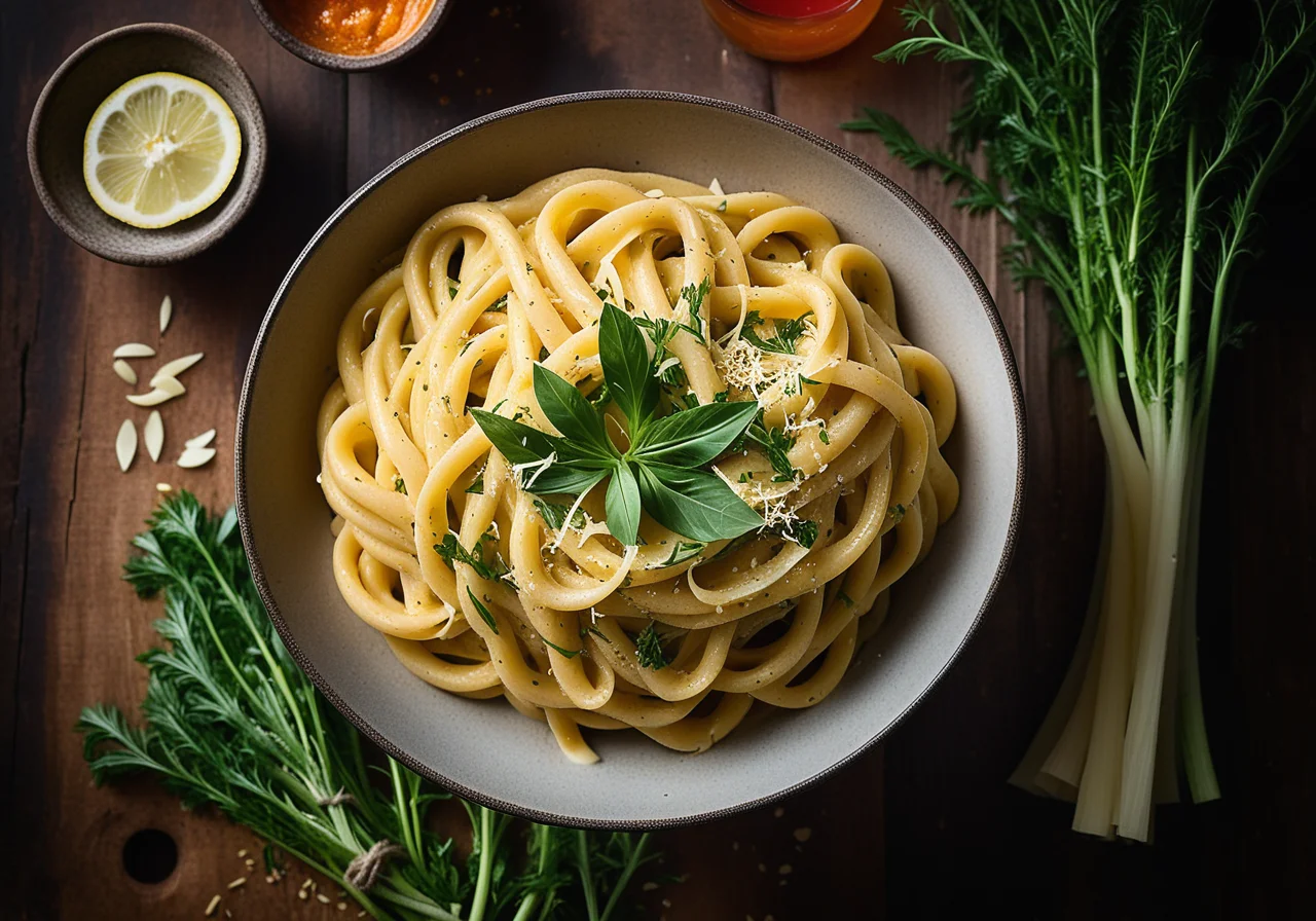 Fennel Pasta Sauce with Capers