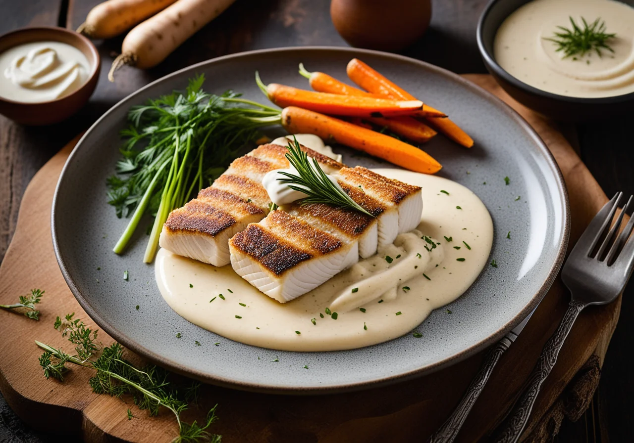 Walleye Fillet with Horseradish