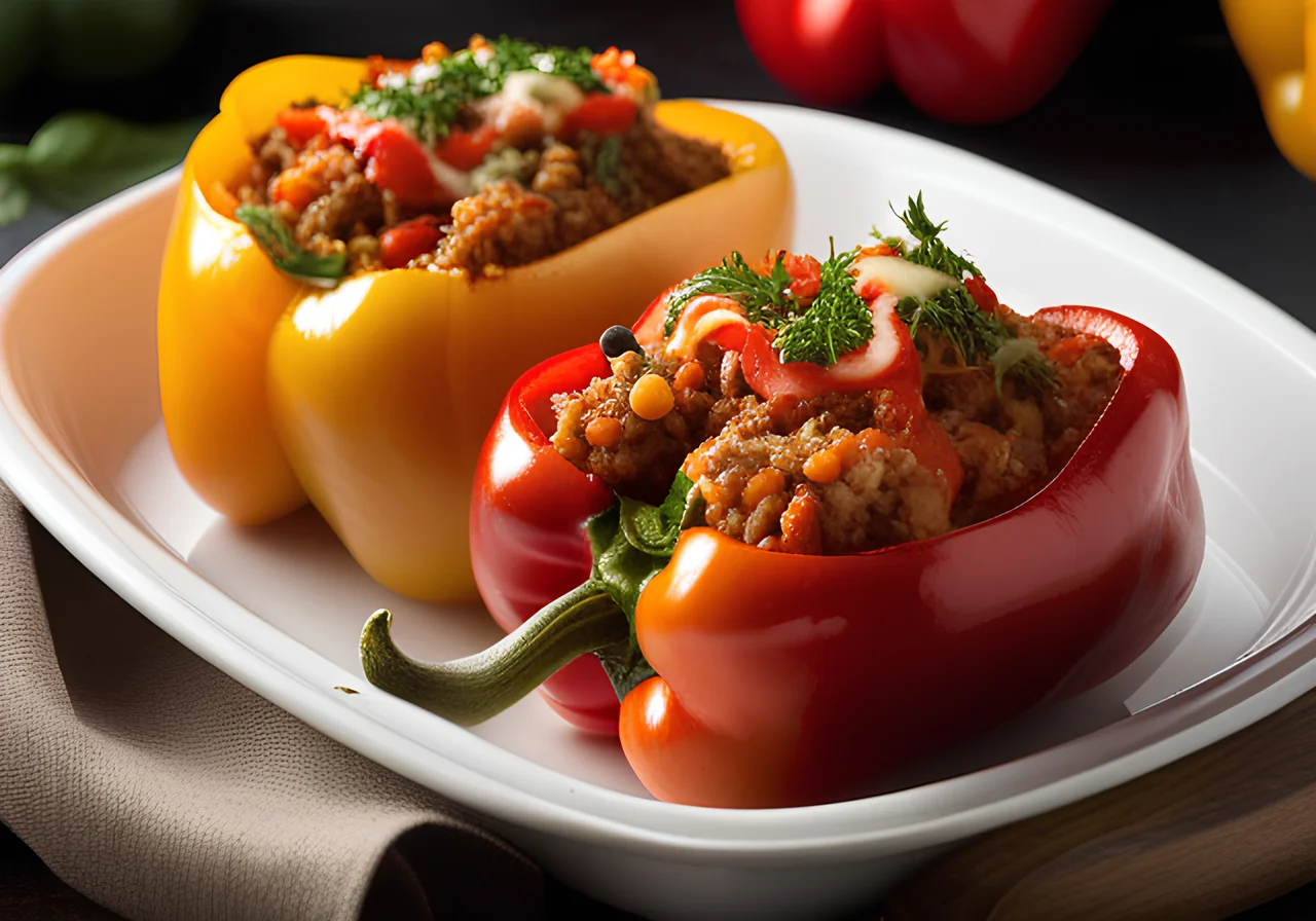 Stuffed Peppers in the Oven
