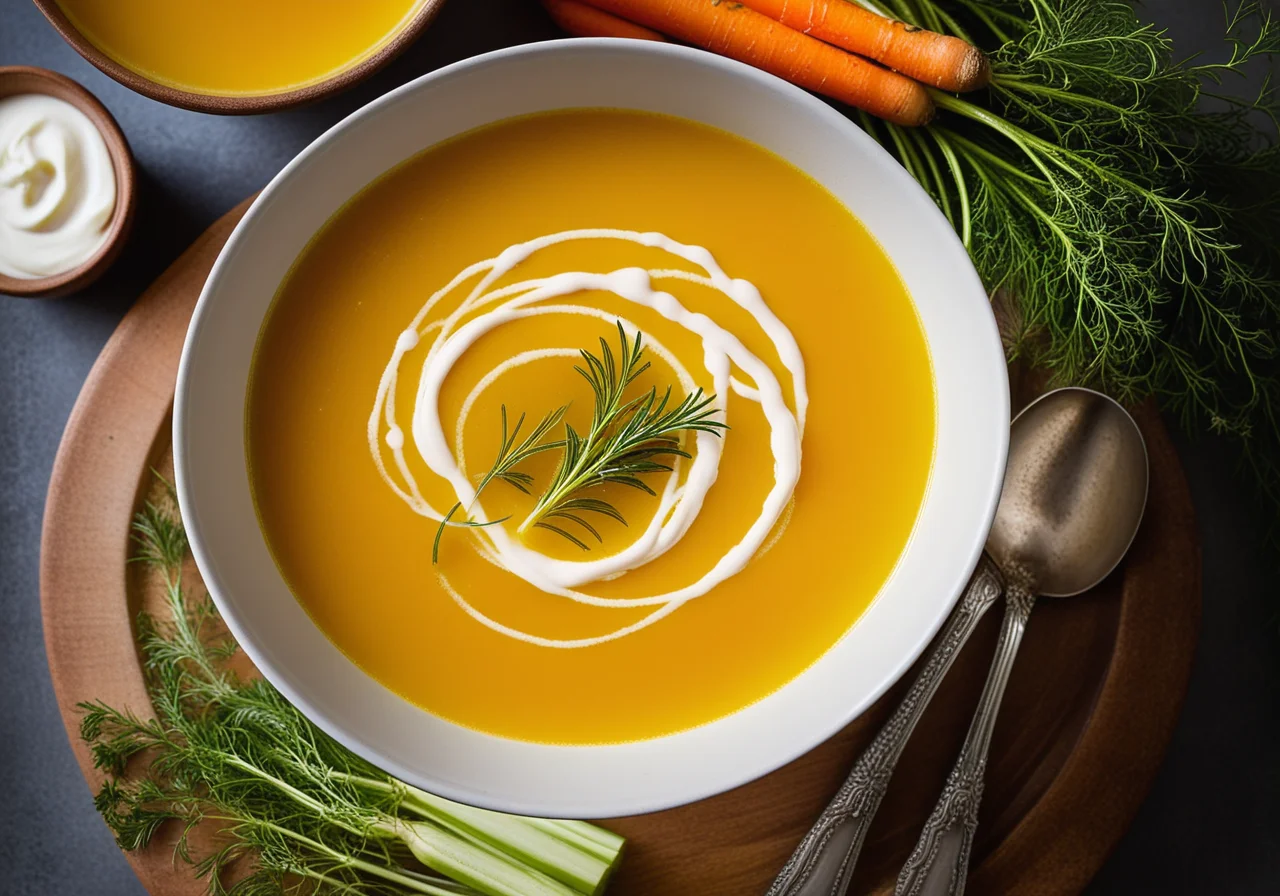 Saffron Vegetable Soup