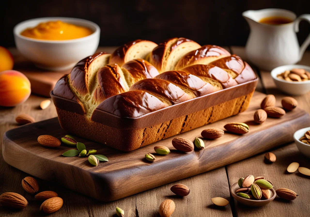 Yeast Braid with Apricot Jam
