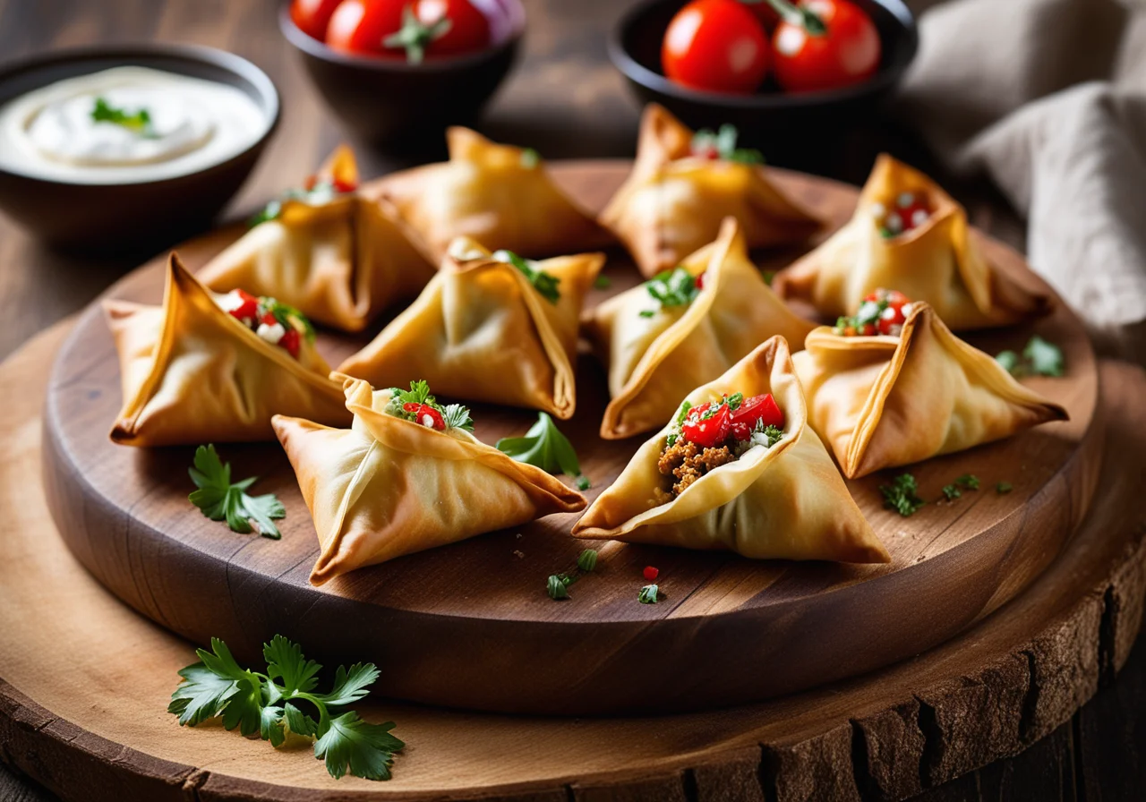 Stuffed Pasta with Goat Cheese, Eggplants and Tomatoes