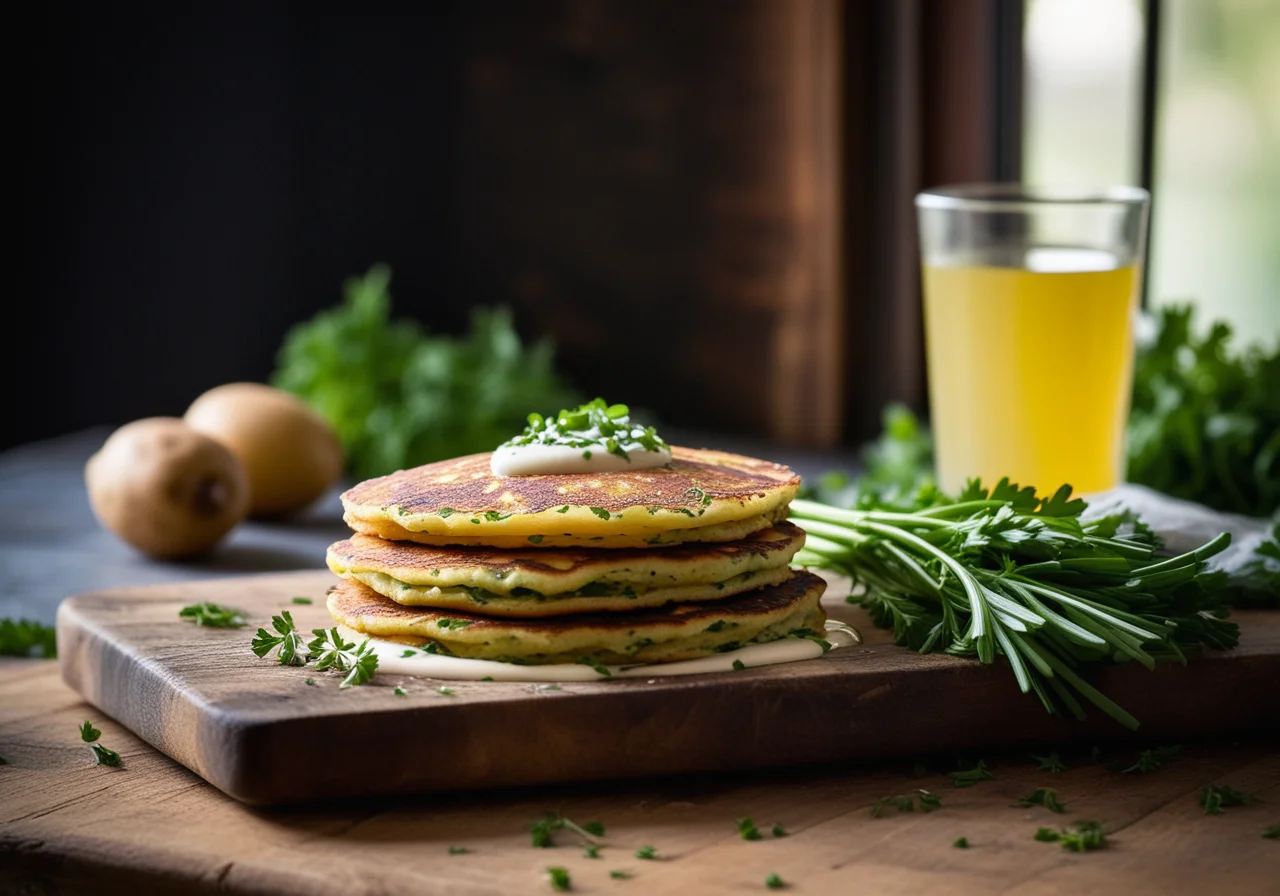 Potato Herb Pancakes
