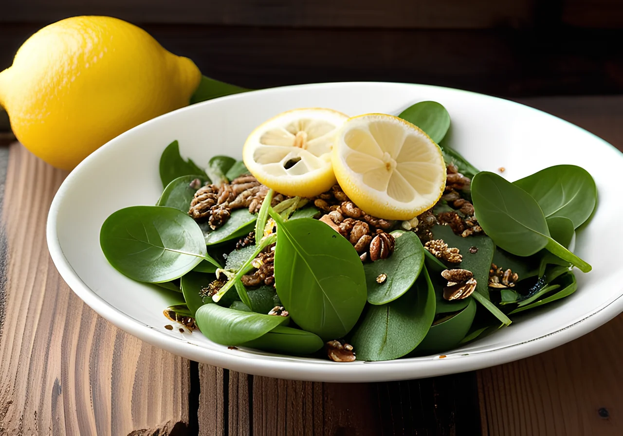 Spinach Salad with Sesame