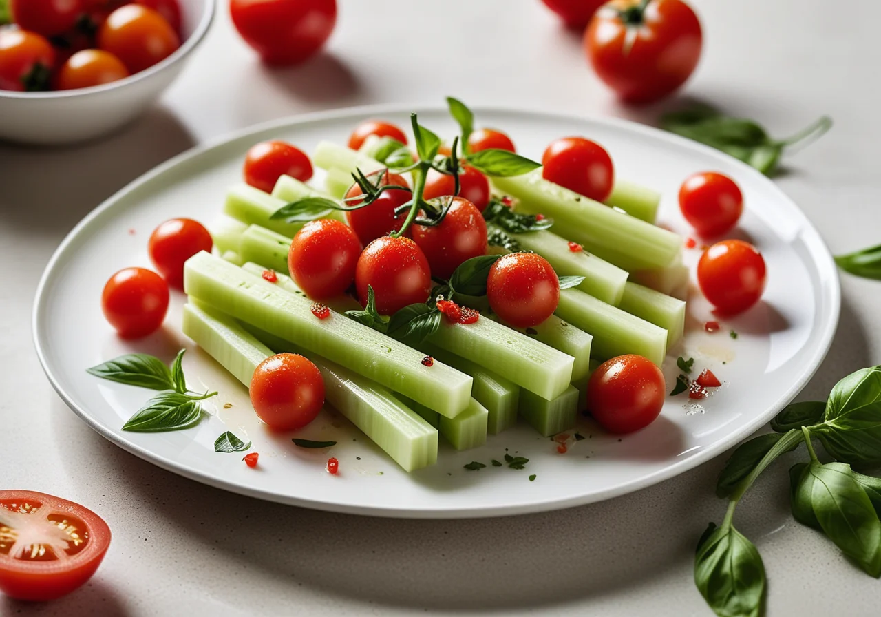 Steamed Celery Stalks