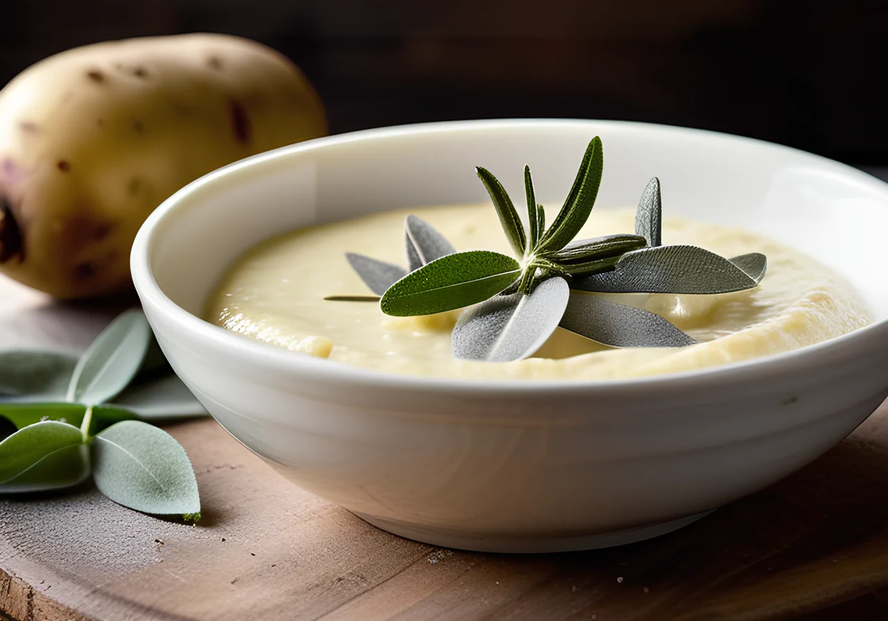 Potato Puree with Sage Butter