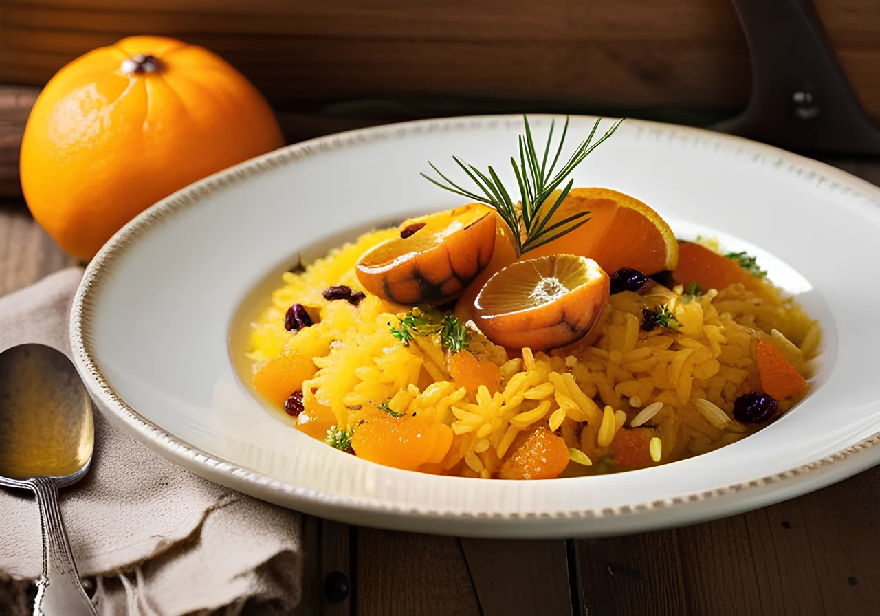 Orange-Saffron Pilaf