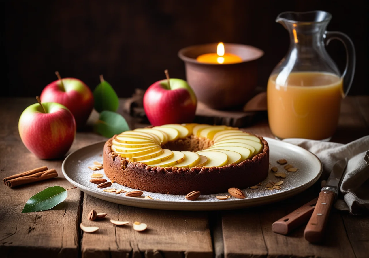 Apple Muskmelons Cake