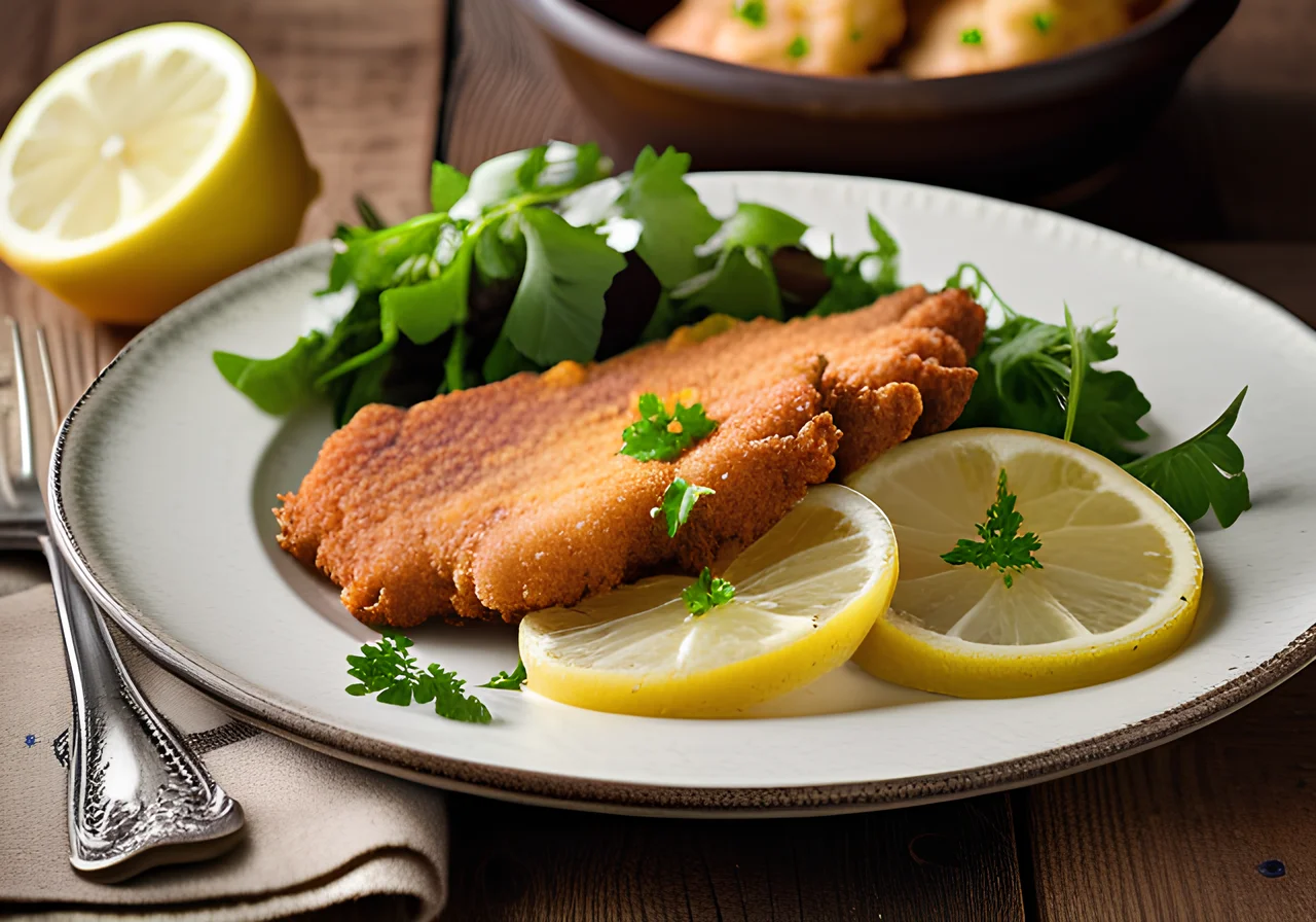 Vienna Schnitzel with Potatoes