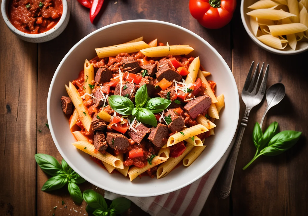 Pasta with Beef Ragout