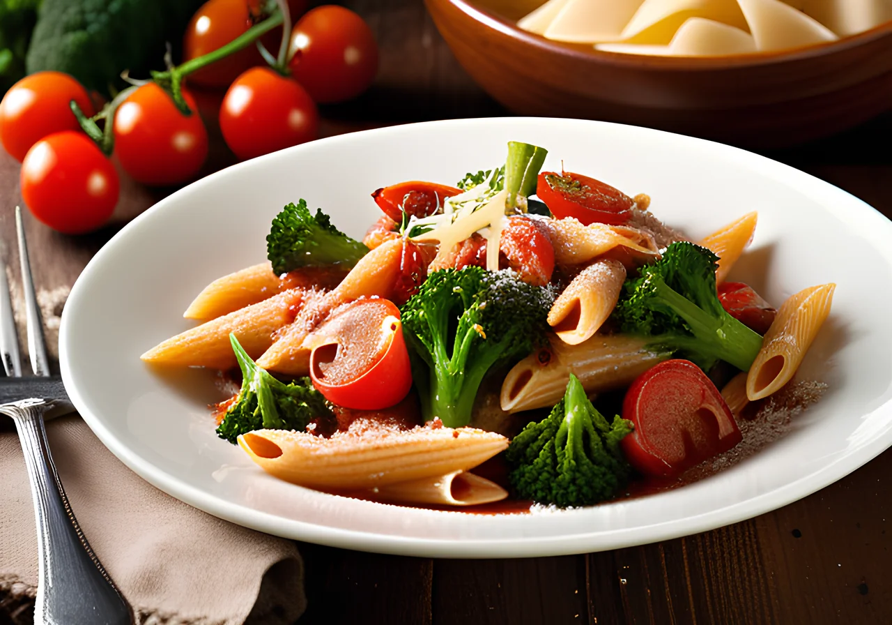 Pasta with Vegetable Sauce