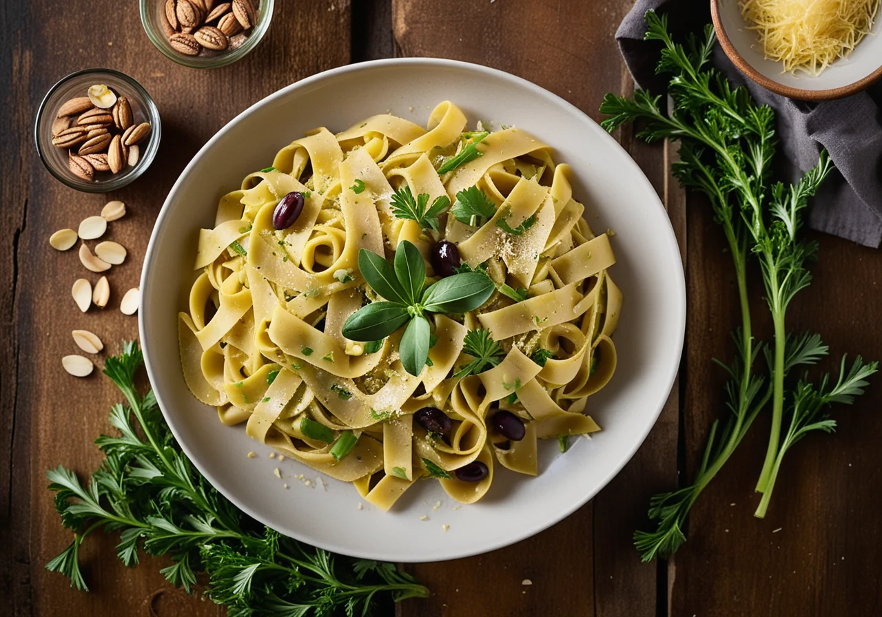 Tagliatelle with Artichokes and Olives