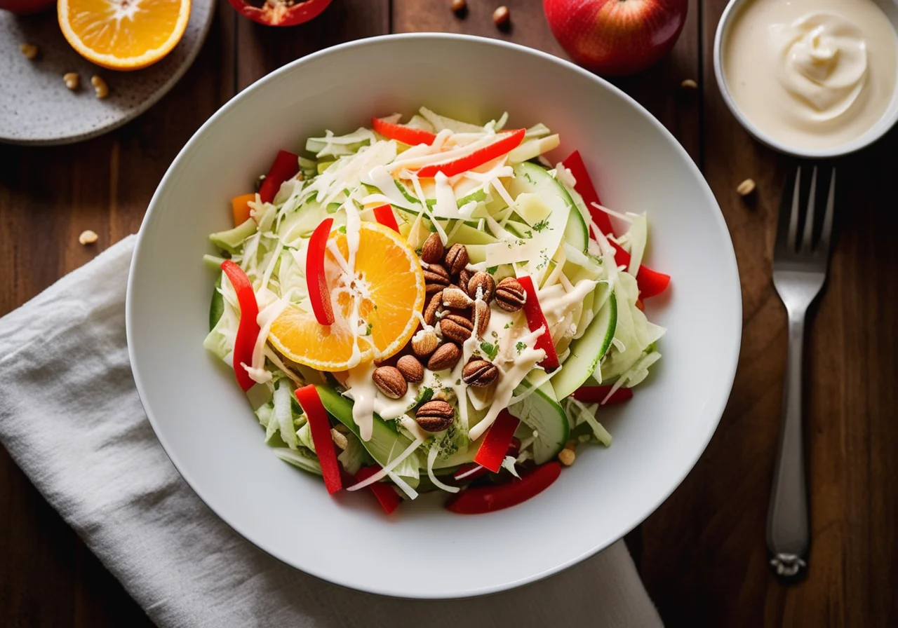 Raw Vegetable Orange Salad