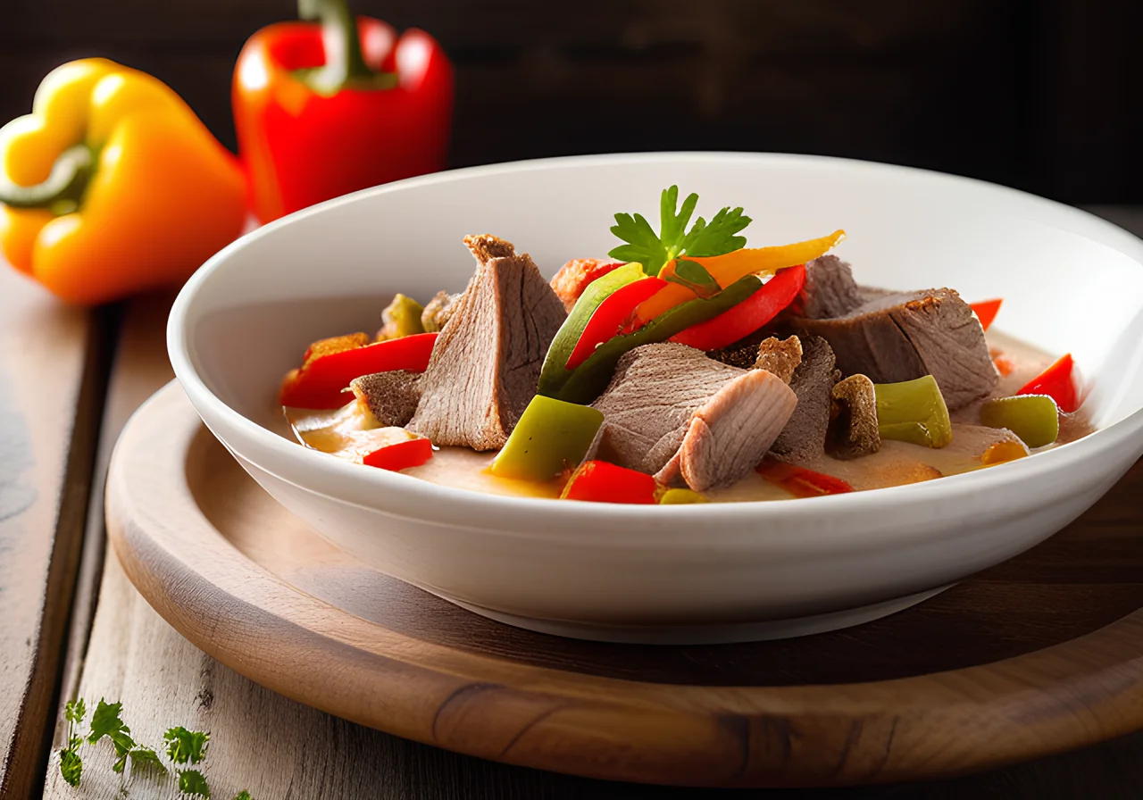 Lamb and Pepper Ragout