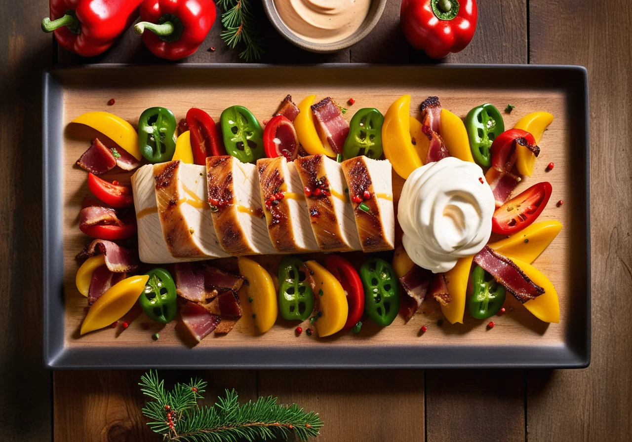 Christmas Carp with Pepper Vegetables