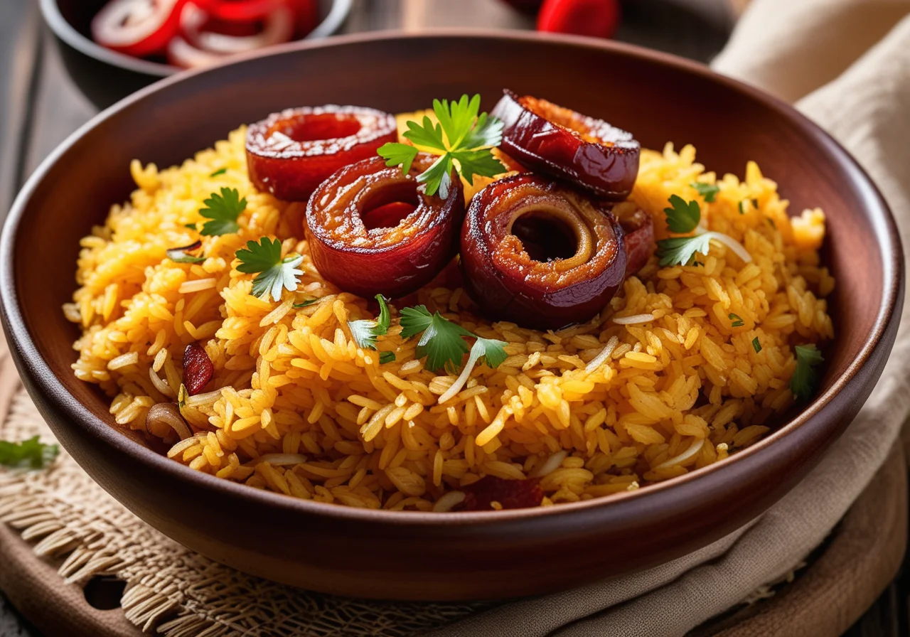 Spiced Rice with Onions