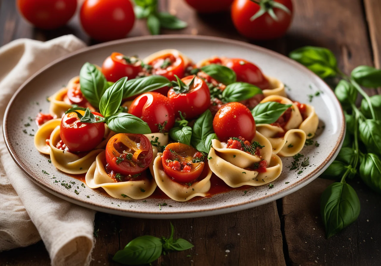 Tortellini with Turkey Sauce