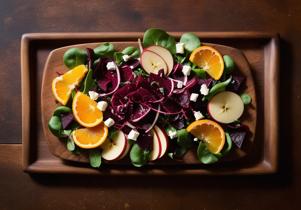 Beet, Apple and Cheese Salad