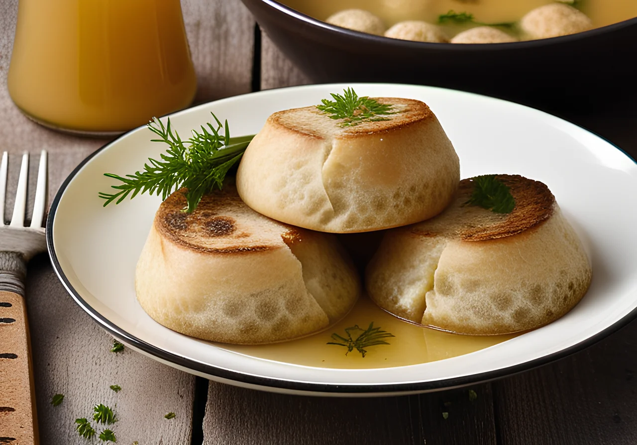 Make a Bread Dumpling from Leftover Rolls