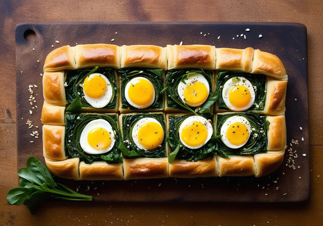 Mangold-Feta-Sticks aus Blätterteig