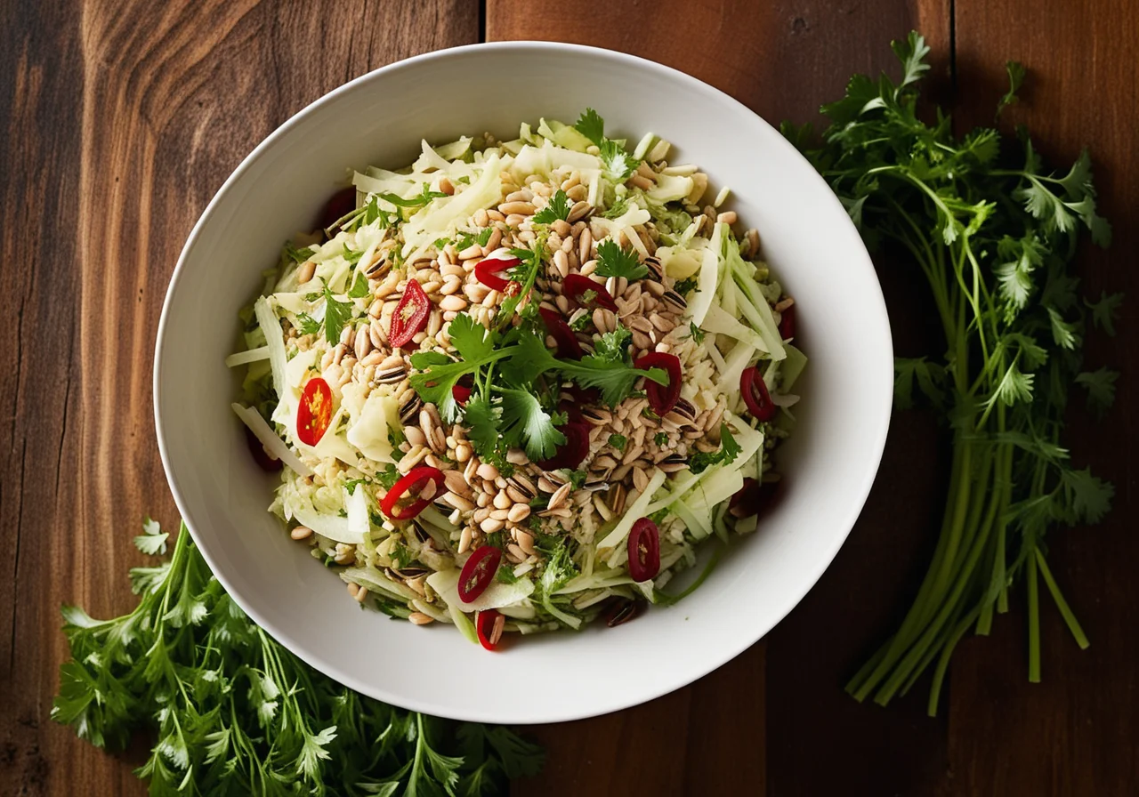 Barley Salad with Cabbage