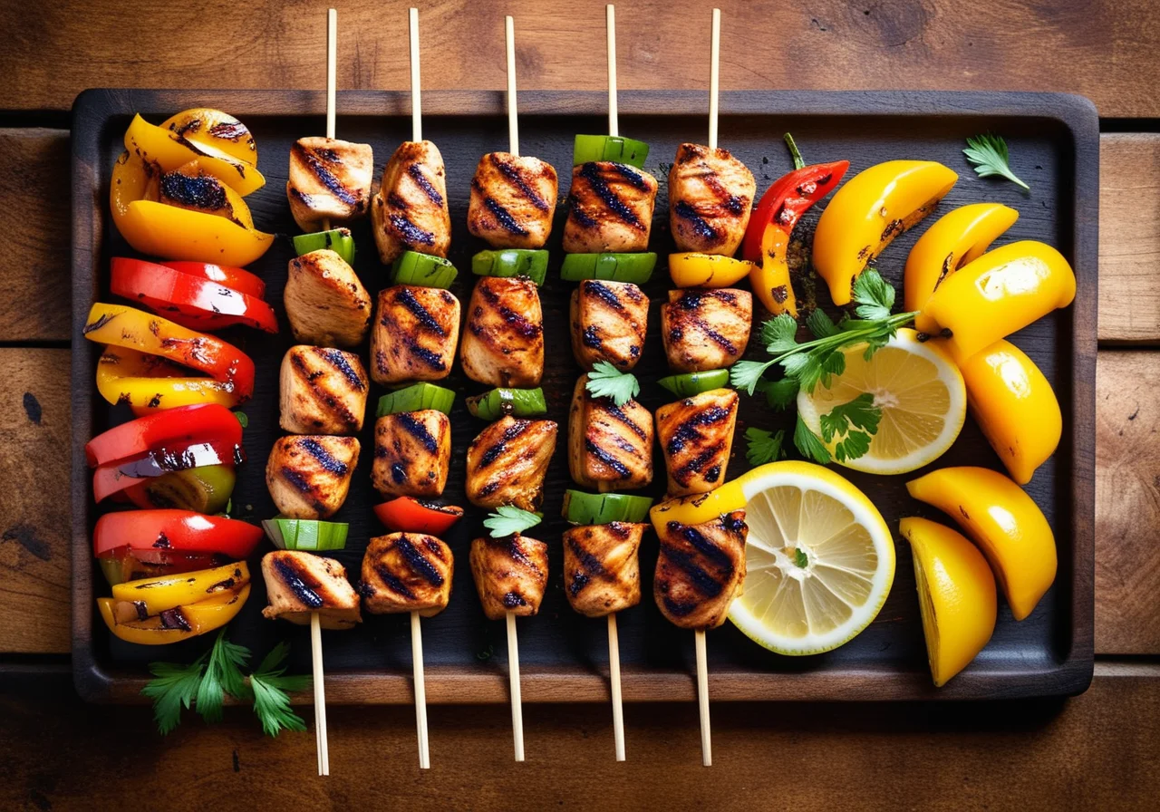 Grilled Chicken Skewers