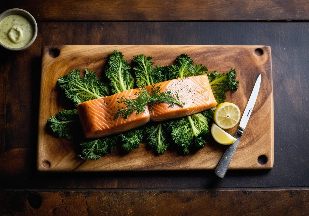 Salmon Trout in Savoy Cabbage Wrap