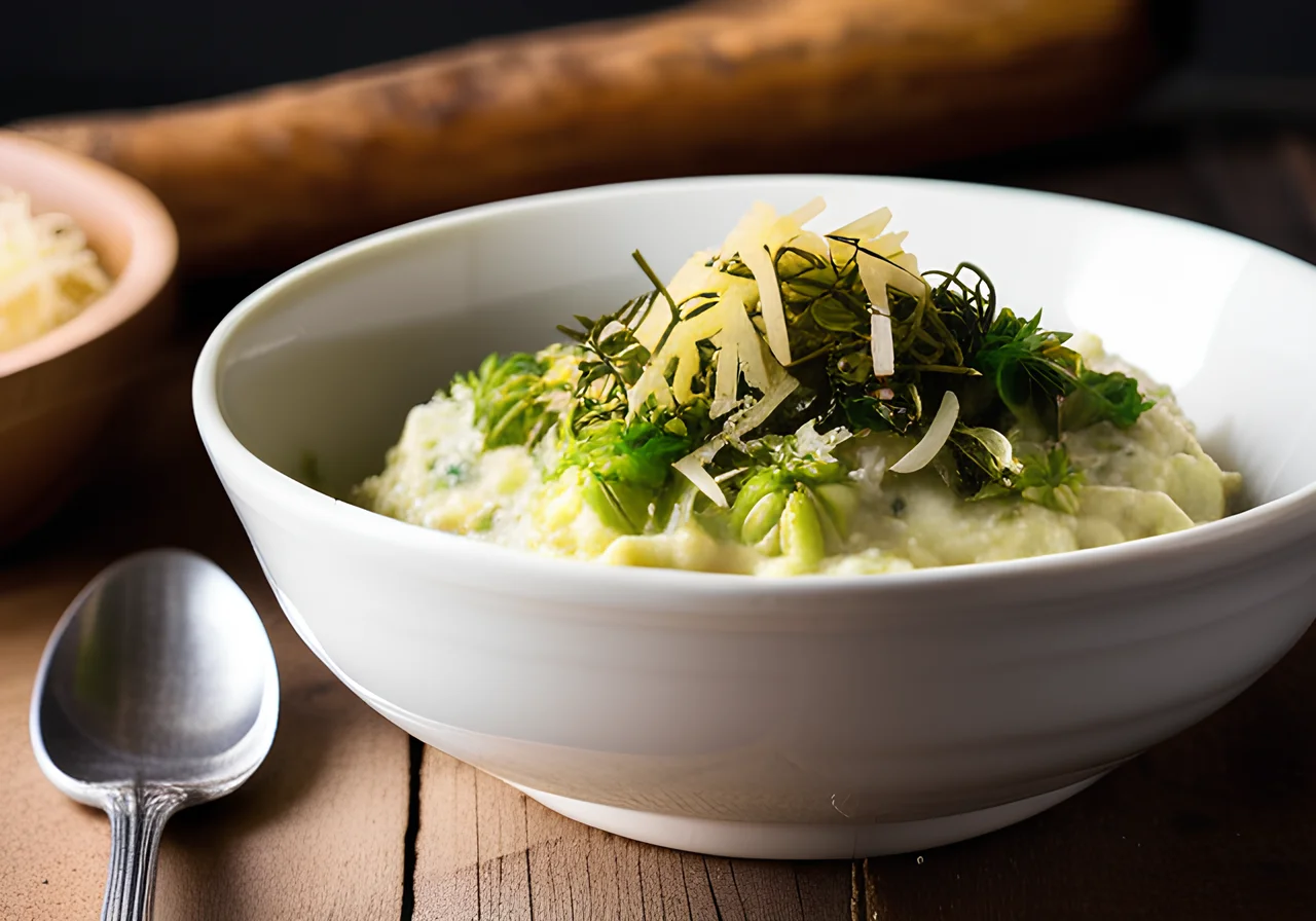 Potato Brussels Sprout Mash