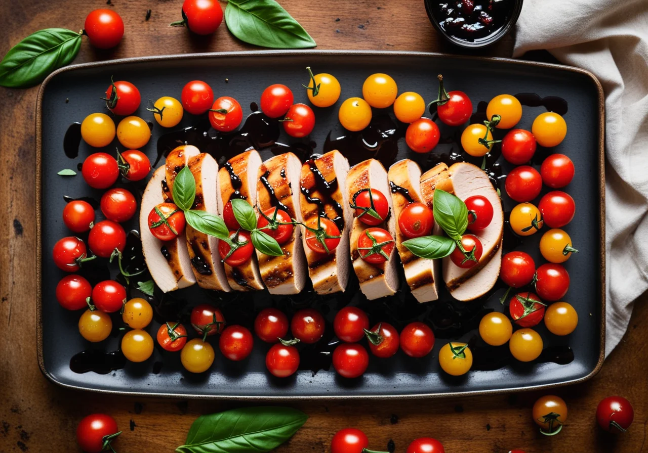 Balsamic Chicken with Tomatoes