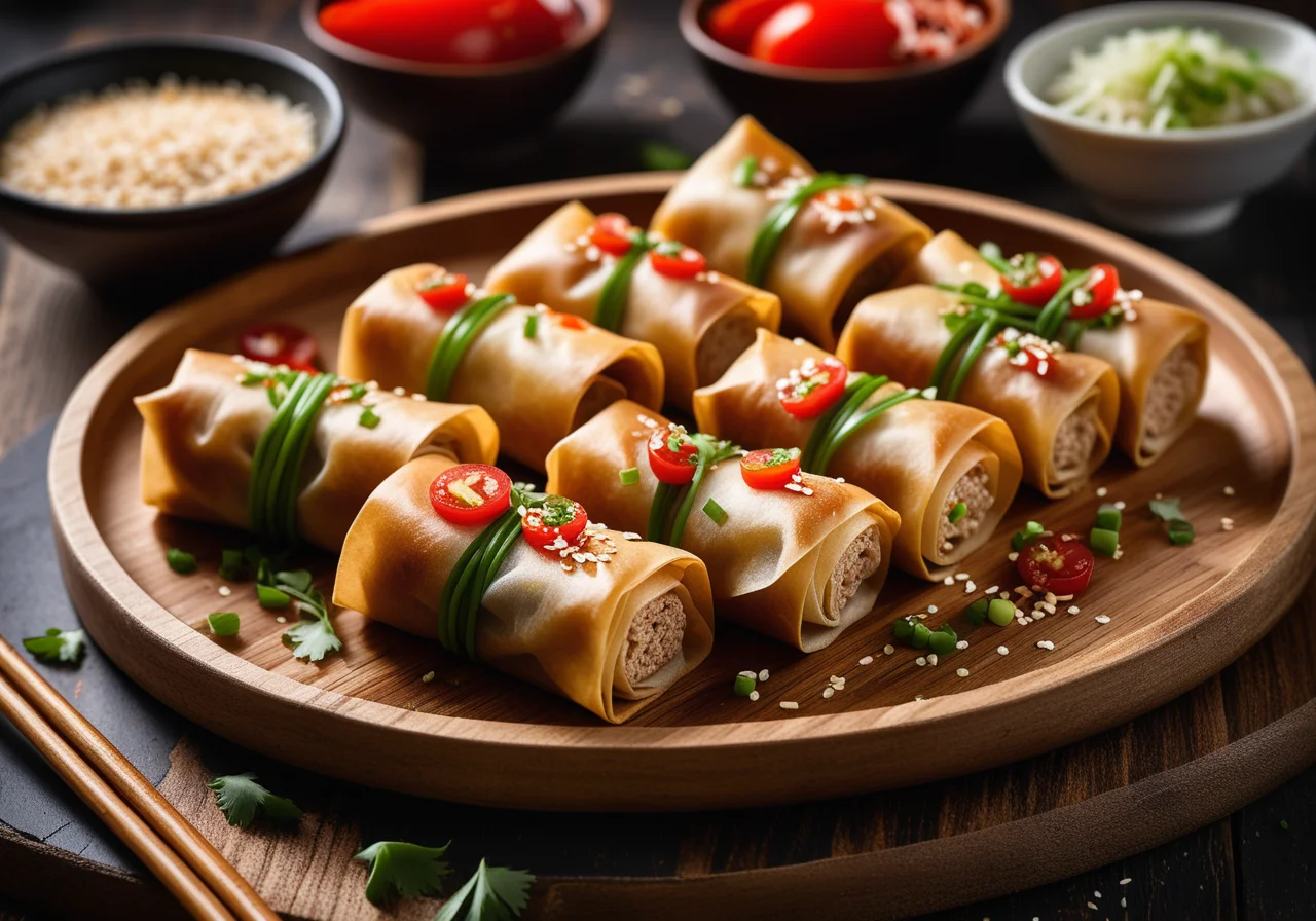 Spring Rolls with Kassler