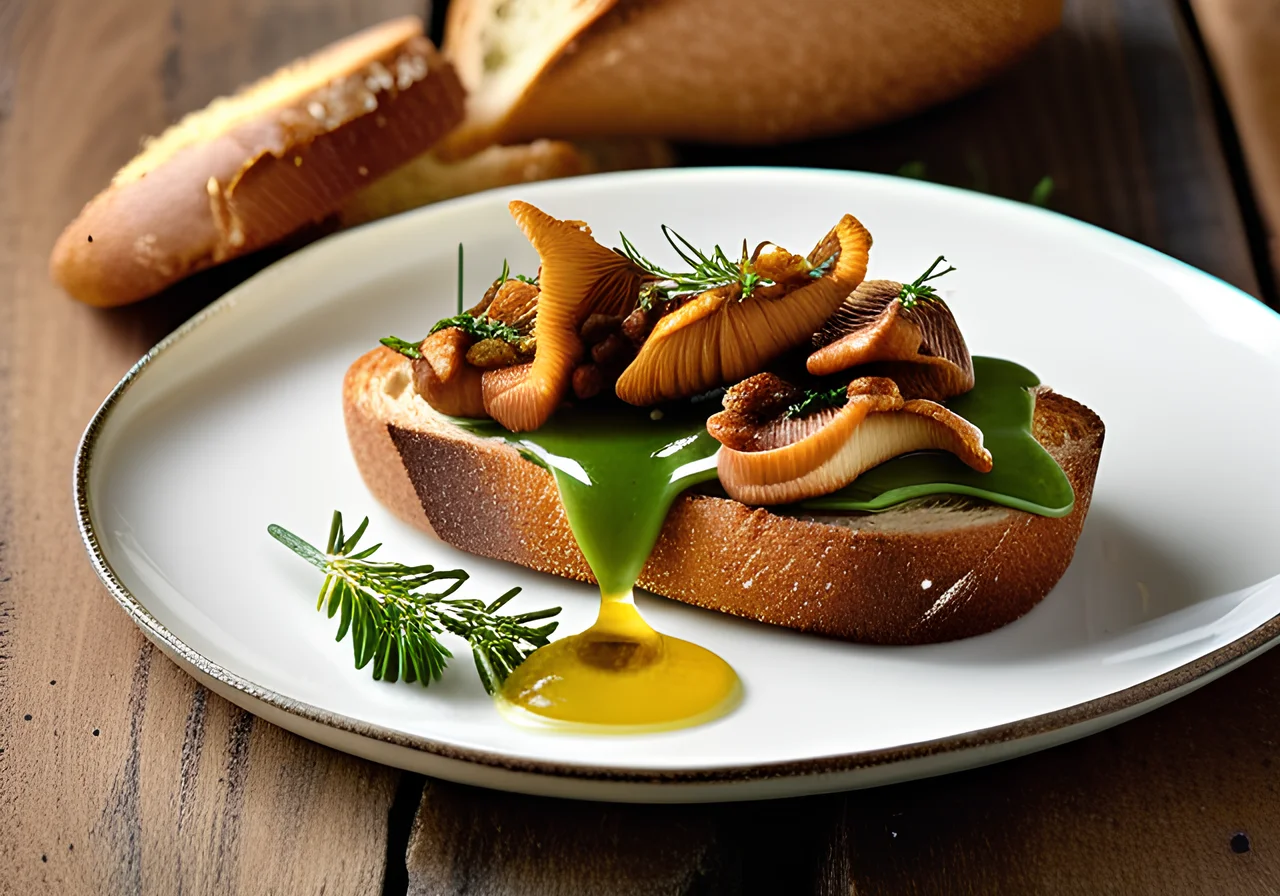 Steinpilz-Crostini