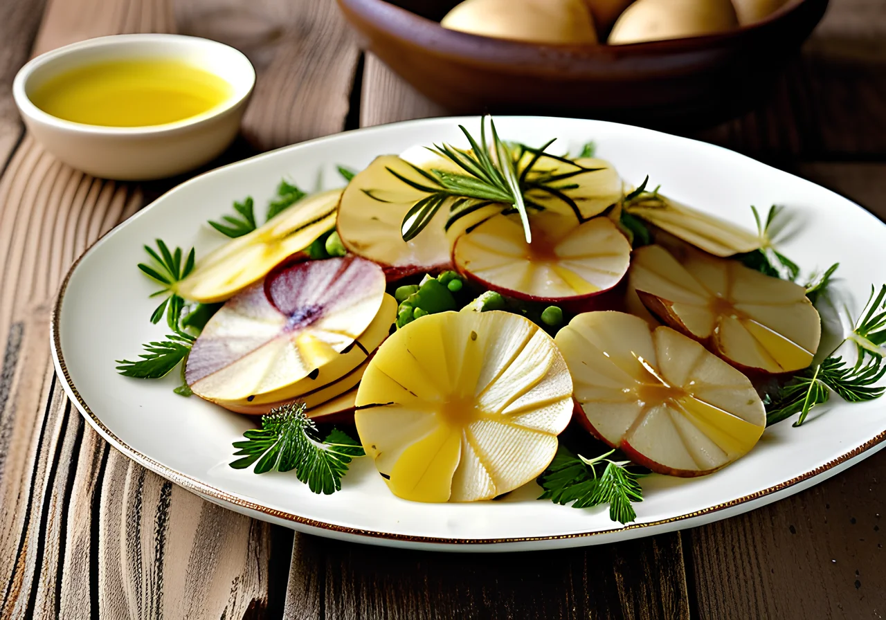 Potato Salad with Jerusalem Artichokes