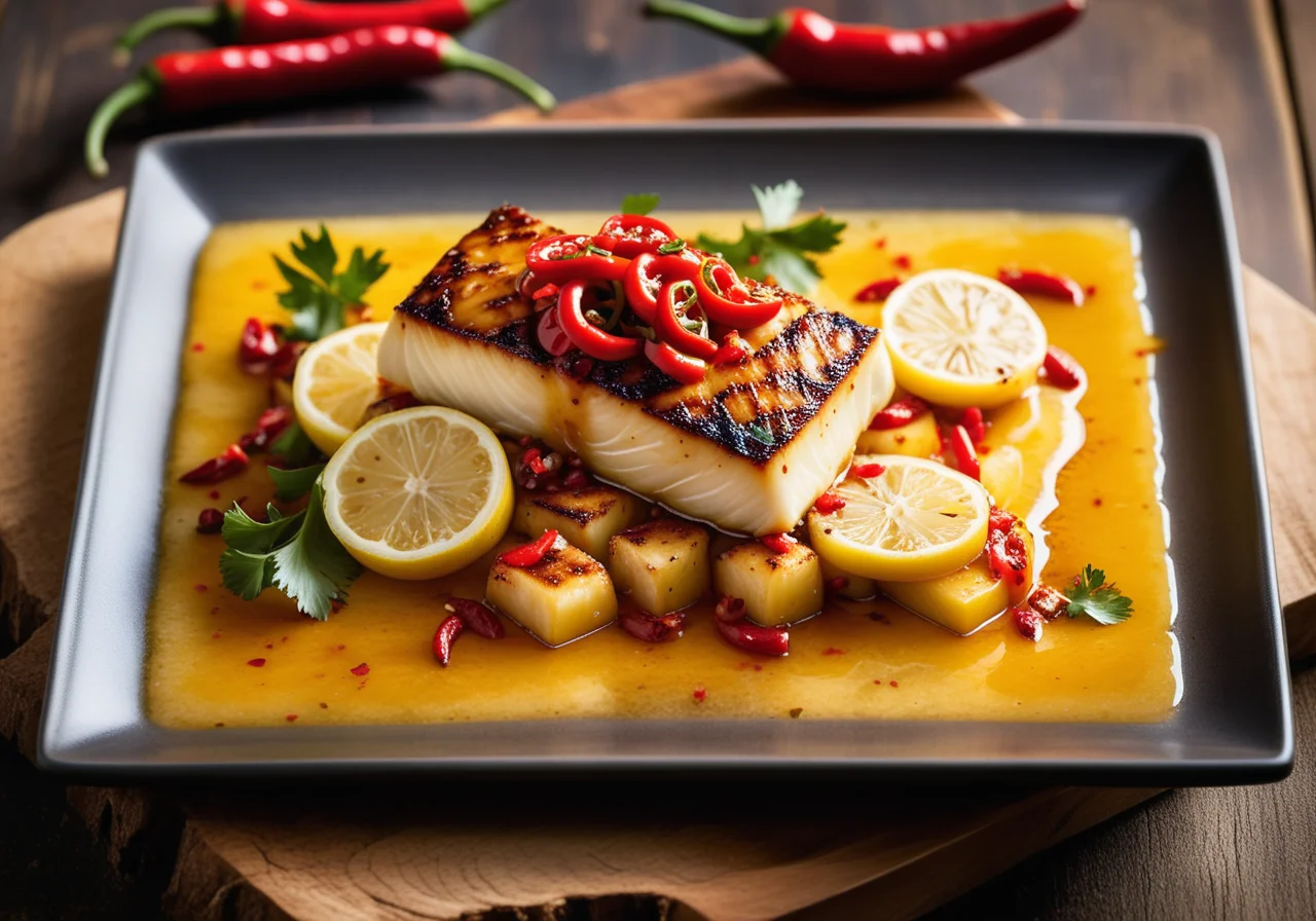 Cod with Fiery-Piquant Sauce