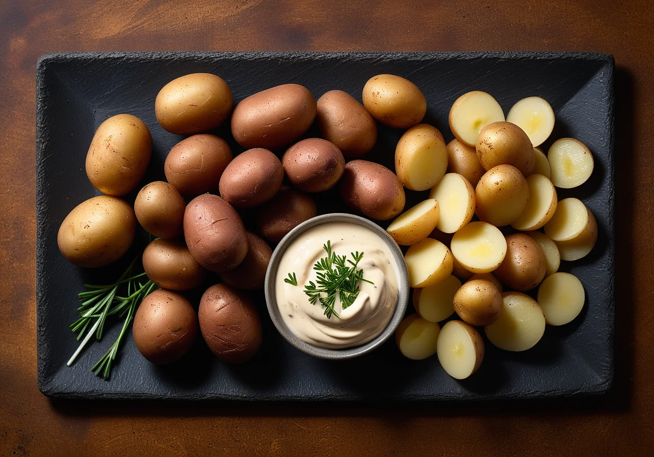 Frikadellen with Potatoes