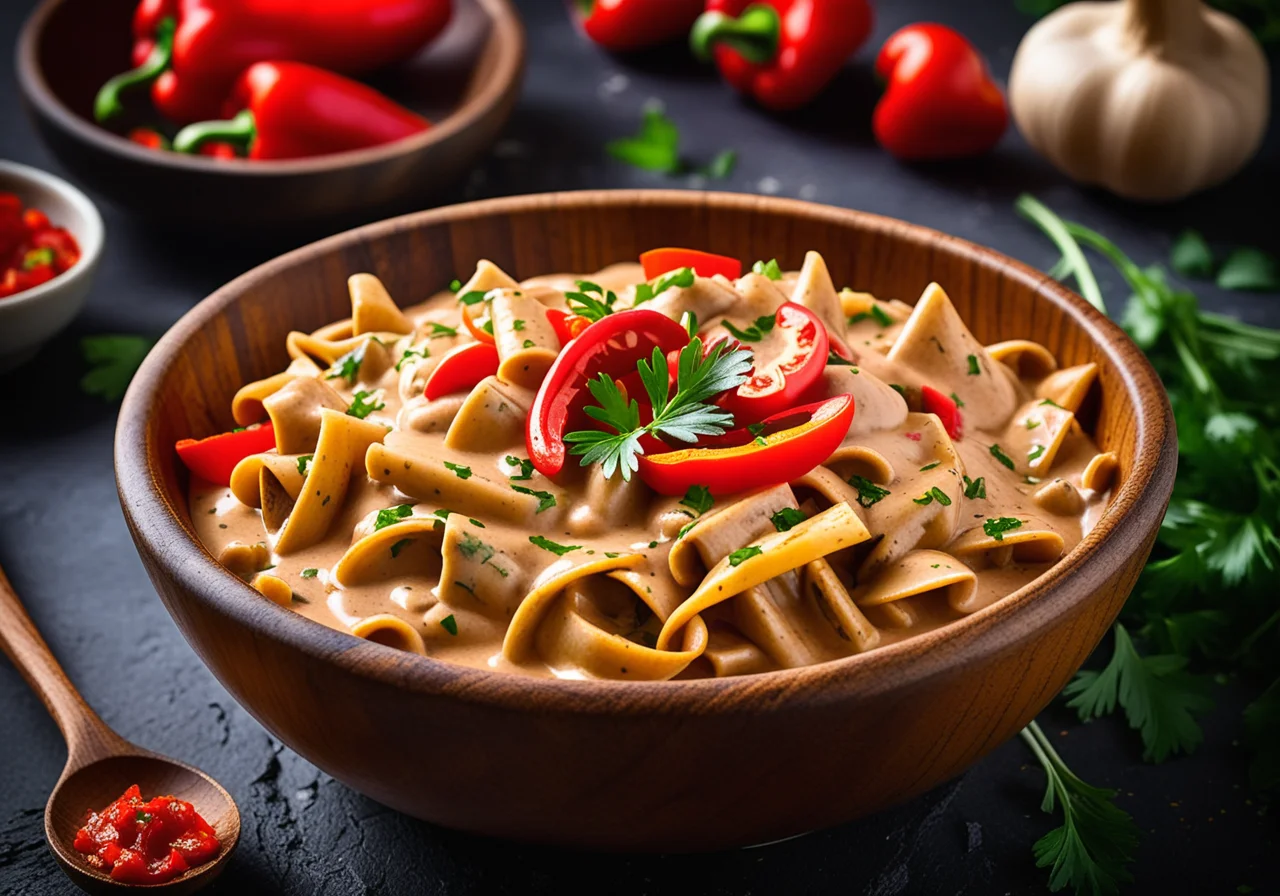 Vegetarian Stroganoff