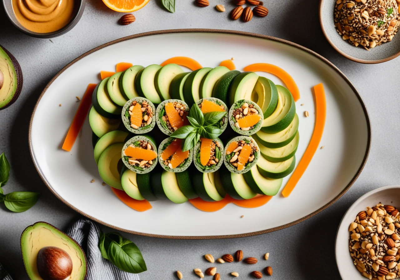 Superfood Rolls with Vegetable Filling