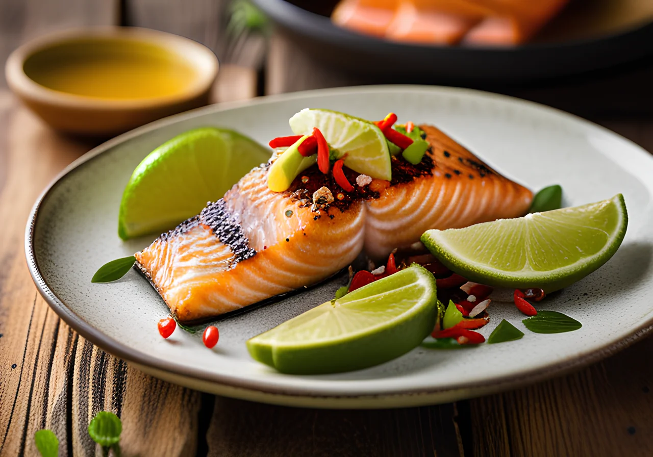 Pan‑fried Salmon Slices