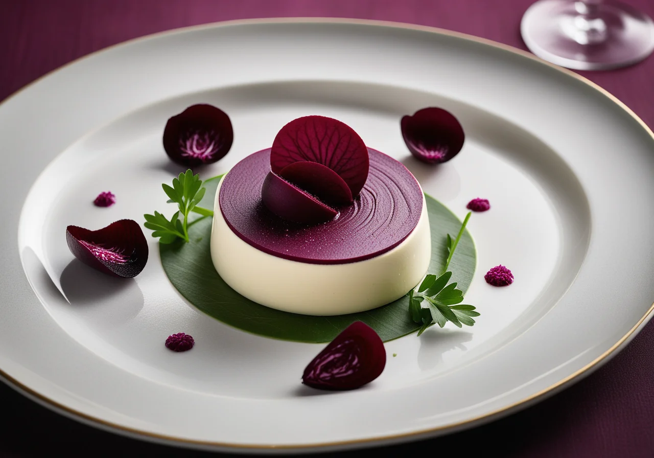 Horseradish Mousse with Beetroot Salad